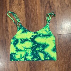 Bombshell Sportswear Neon Tie-Dye Sports Bra